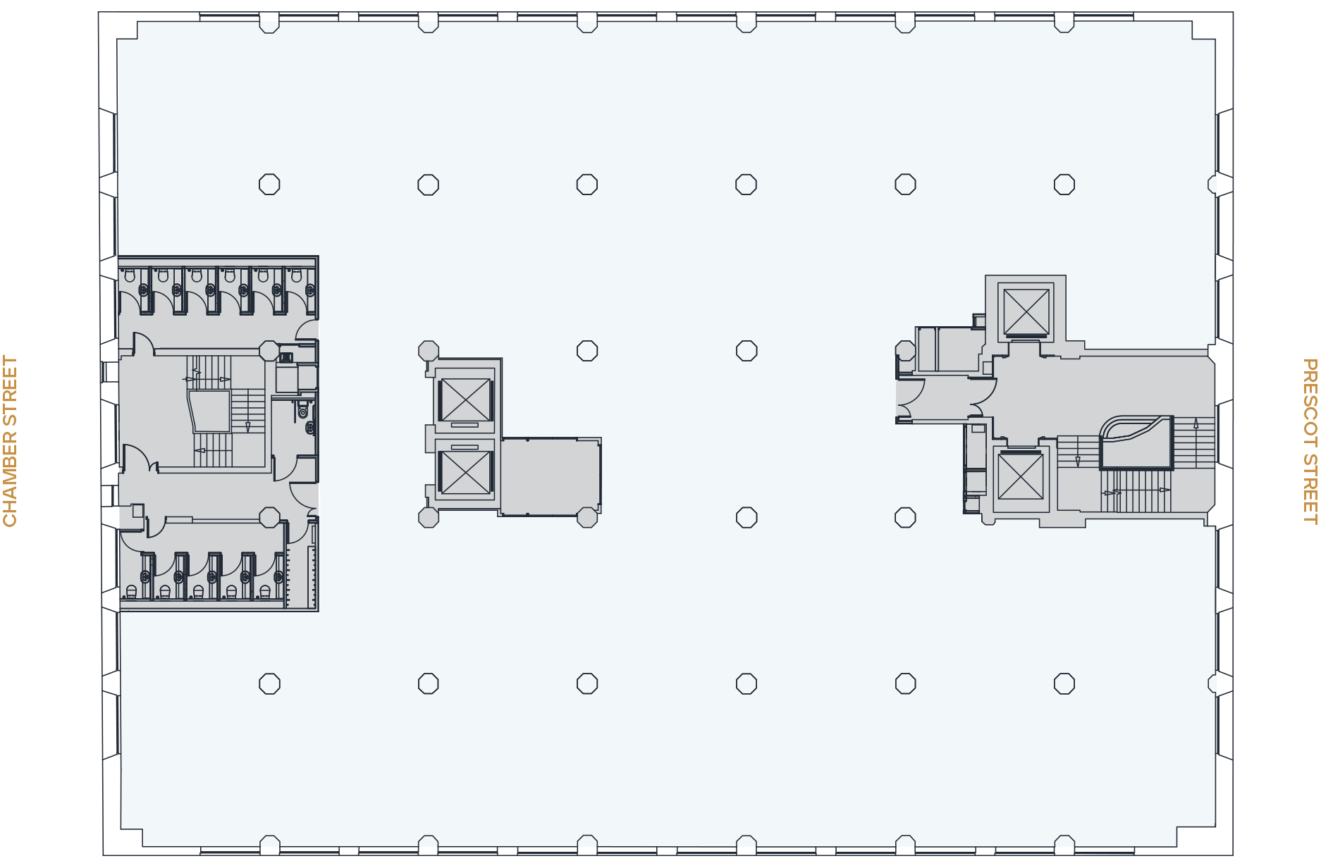 1st-3rd Floor floor plan